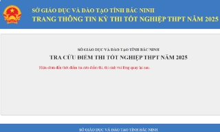 Hướng dẫn tra cứu điểm thi tốt nghiệp trung học phổ thông năm 2025
